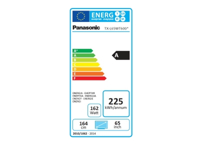 TV LED 65" - Panasonic TX-L65WT600E Ultra HD, Smart TV, 2000Hz