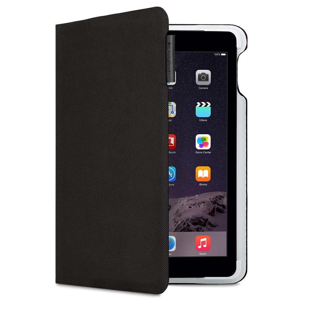 Funda con teclado para iPad Air - Logitech Ultrathin Keyboard Folio, Bluetooth, soporte, color