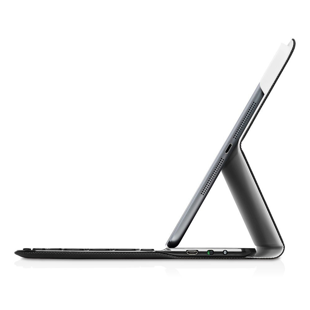 Funda con teclado para iPad Air - Logitech Ultrathin Keyboard Folio, Bluetooth, soporte, color