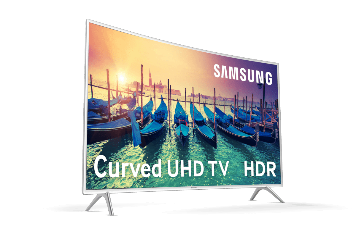 TV LED 55" - Samsung 55KU6510XXC, UHD 4K, HDR, Smart TV, WiFi, Curvo, Blanco
