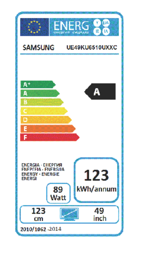 TV LED 49" - Samsung 49KU6510, UHD 4K, HDR, Smart TV, WiFi, Blanco, Curvo