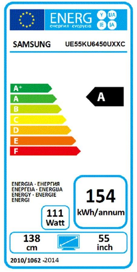 TV LED 55" - Samsung 55KU6450 UHD 4K, HDR, Plano