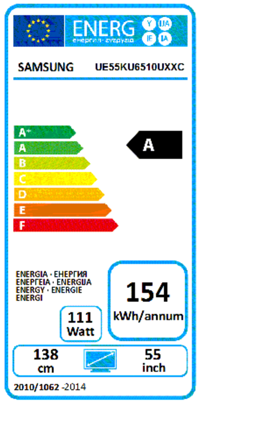 TV LED 55" - Samsung 55KU6510XXC, UHD 4K, HDR, Smart TV, WiFi, Curvo, Blanco