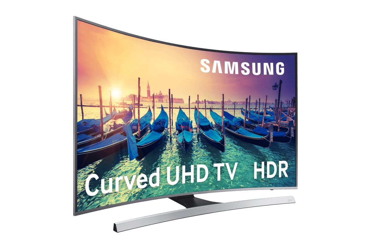 TV LED 55" - Samsung 55KU6640, UHD 4K, HDR, Curvo
