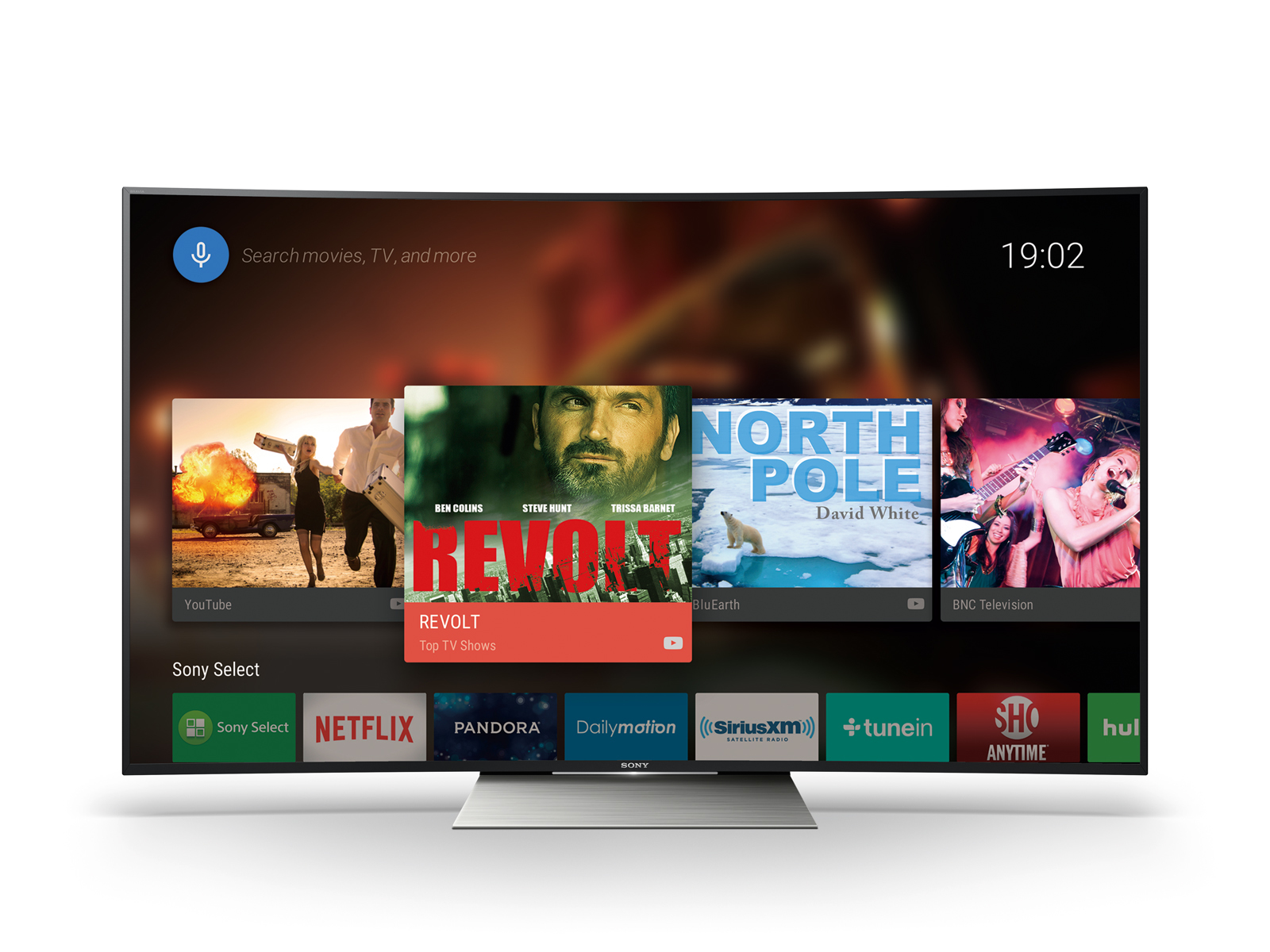 TV LED 55" - Sony KD55SD8505BAEP, Ultra HD 4K, HDR, Android TV, Curva