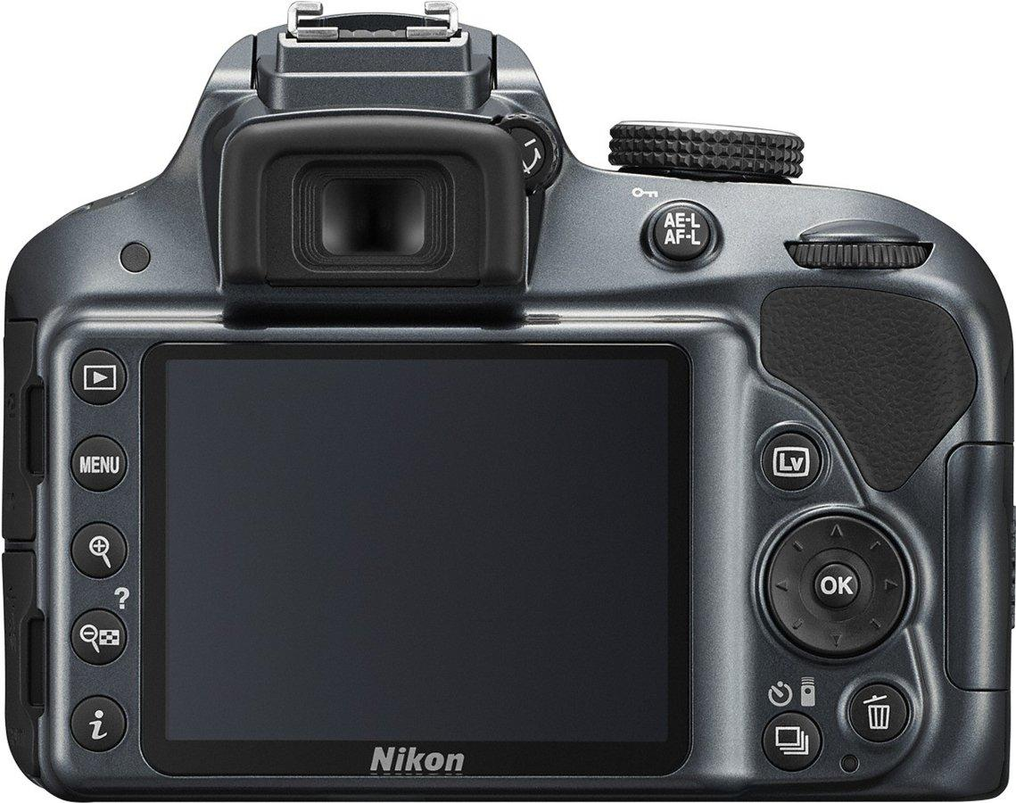 Cámara réflex - Nikon D3300, Cuerpo, 24.7MP