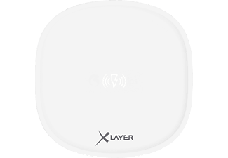 XLAYER Single Induktive Ladestation alle Geräte mit 5V Ladeinput, 5/9 Volt, Weiß
