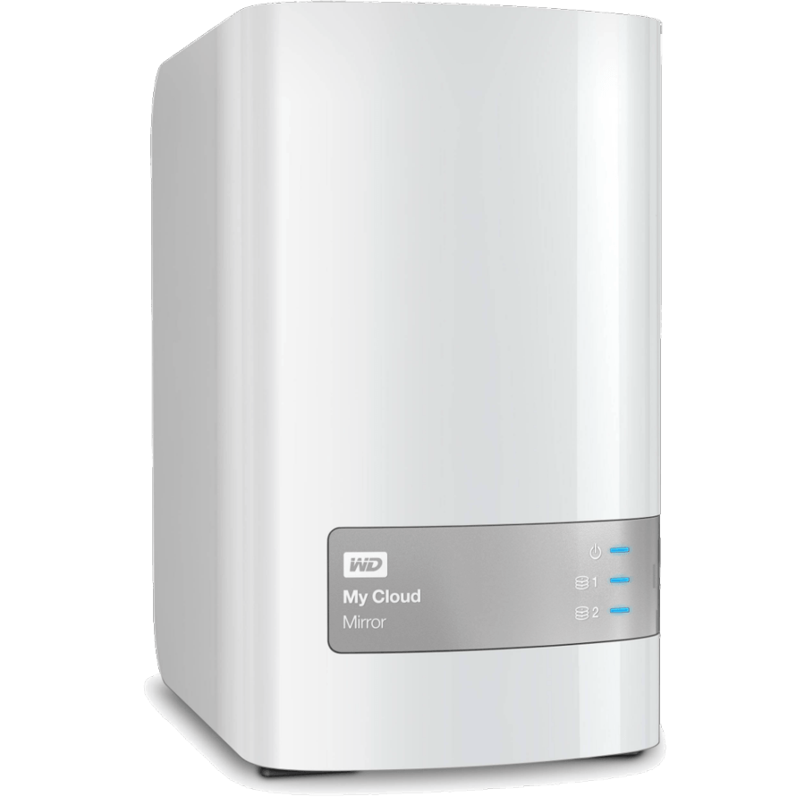 Servidor NAS - WD My Cloud Mirror (Gen 2), 2 Bahías, 8TB, Gigabit Ethernet