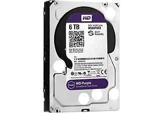 Disco interno 6 TB | Western Digital WD Purple, Para 3.5", 64 MB, IntelliPower, 6Gb/s, Púrpura