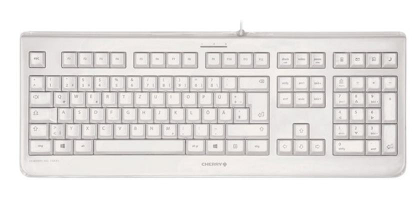 Teclado gaming - Cherry KC 1068 USB Español Gris