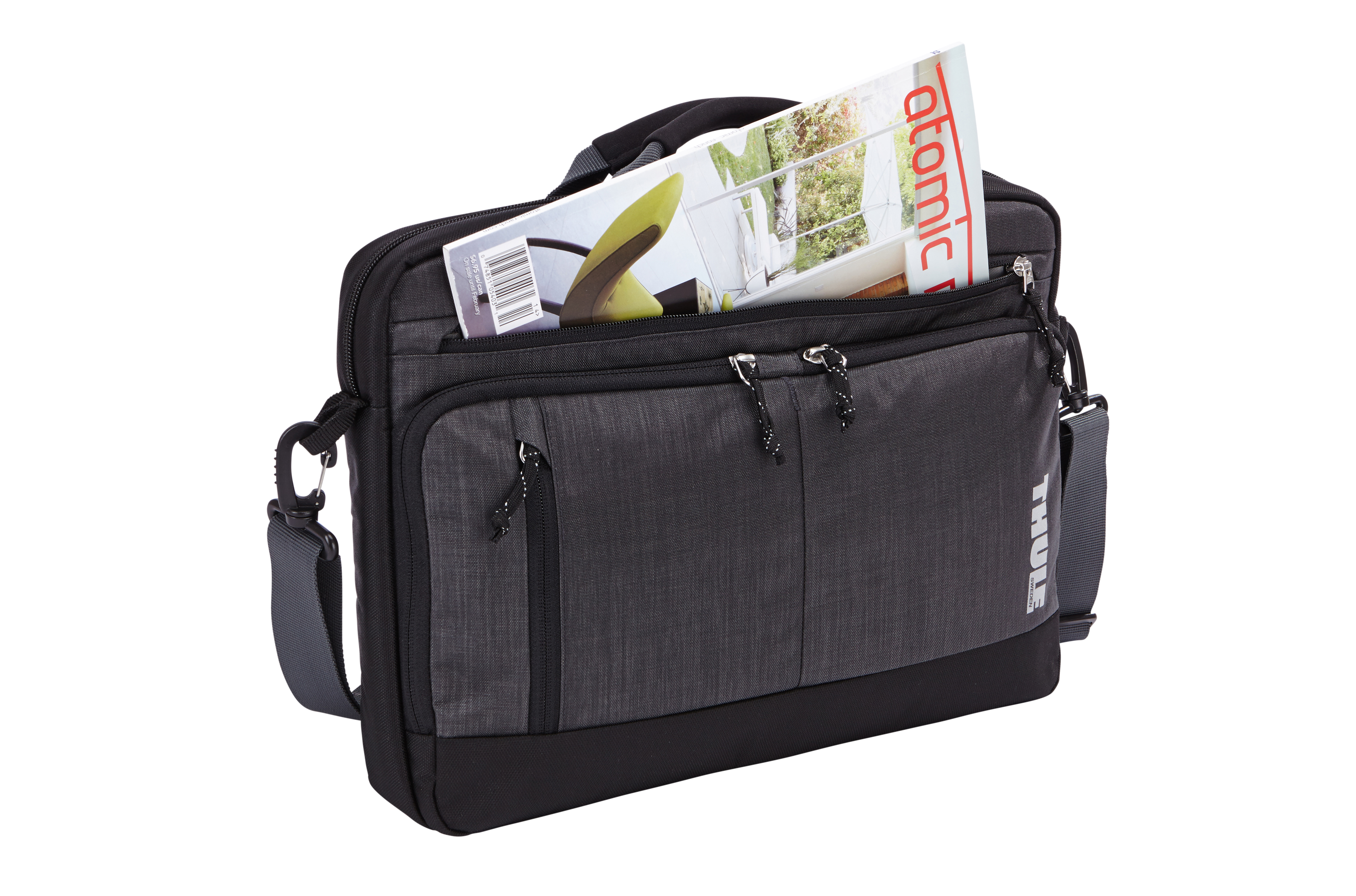 Maletín para portátil - Case-Logic TSDA113G STRAVAN, Apto para MacBook de 13", Gris