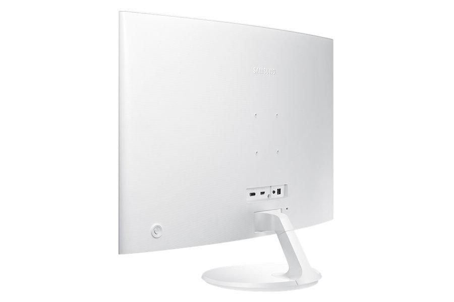 Monitor - Samsung C32F391FWU, 31.5", Curvo, Full HD, Blanco