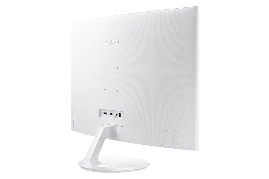 Monitor - Samsung C32F391FWU, 31.5", Curvo, Full HD, Blanco