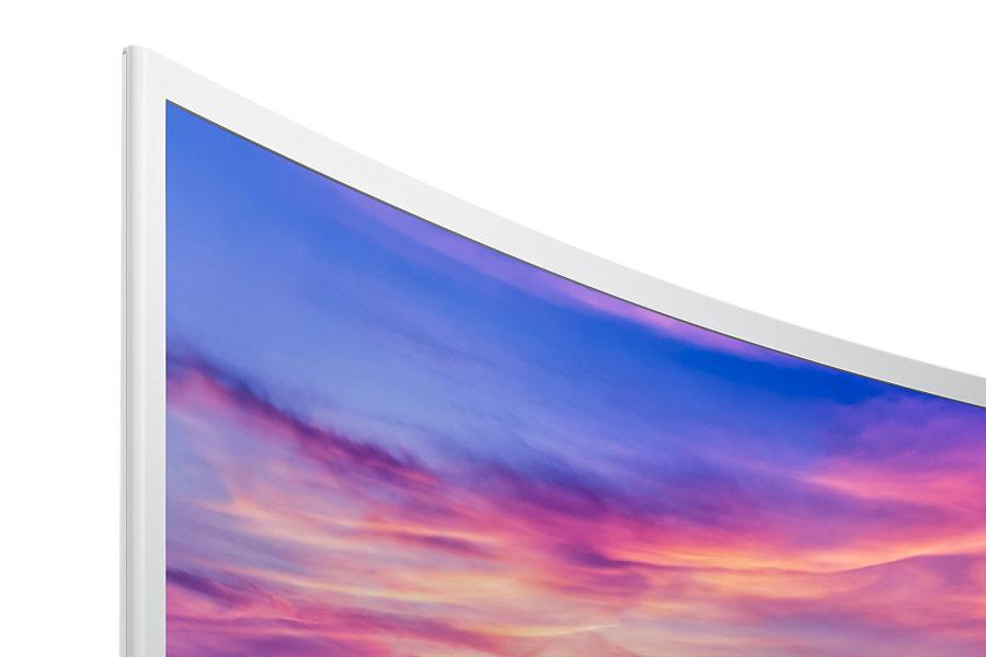 Monitor - Samsung C32F391FWU, 31.5", Curvo, Full HD, Blanco