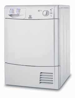 Secadora - Indesit IDC 75 B (EU) Condensación, 7 Kg, Blanco