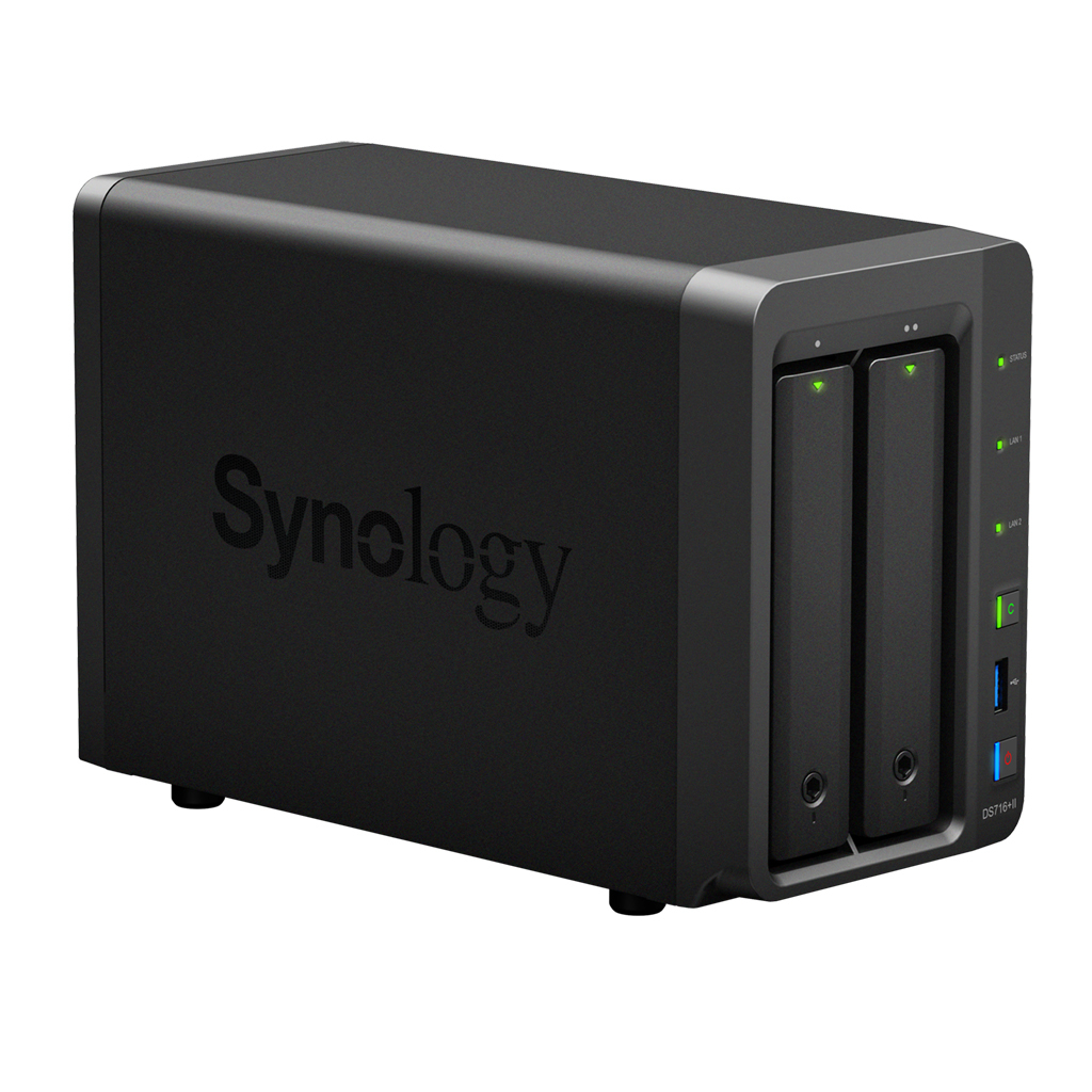 Servidor NAS - Synology DS716+II NAS Escritorio Ethernet Negro servidor de almacenamiento