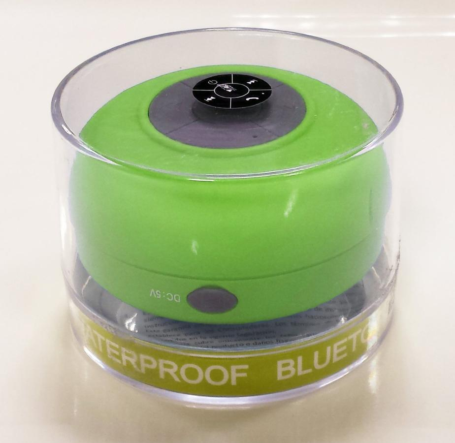Altavoz inalámbrico - NK AB3009BVE, Bluetooth, resistente al agua, ventosa, verde