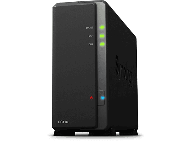 Servidor NAS | Synology DS116 NAS Compacto Ethernet Negro servidor de almacenamiento