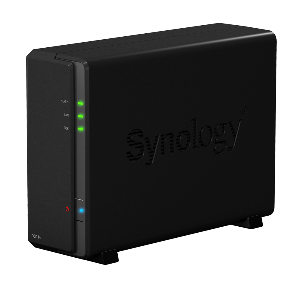 Servidor NAS - Synology DS116 NAS Compacto Ethernet Negro servidor de almacenamiento