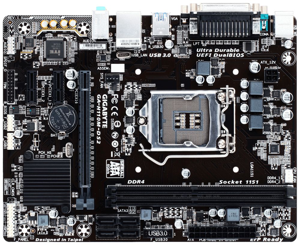 Placa Base - GIGABYTE H110M-DS2