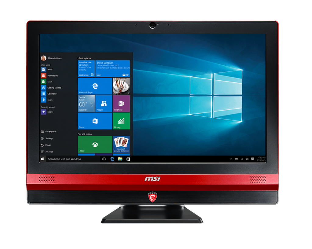 All in One - MSI Wind Top GAMING 24 6QD-005EU i5-6300HQ 23.6" 1920 x 1080Pixeles Negro, Rojo