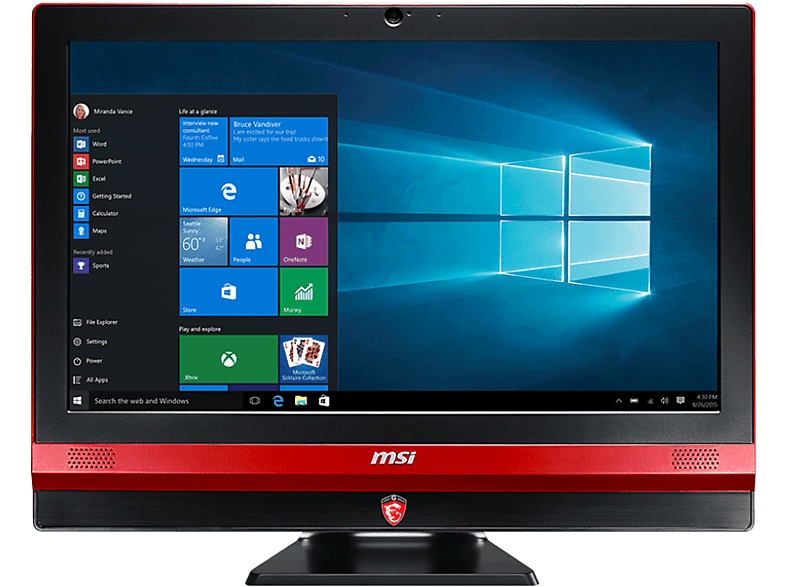 All in One | MSI Wind Top GAMING 24 6QD-005EU i5-6300HQ 23.6" 1920 x 1080Pixeles Negro