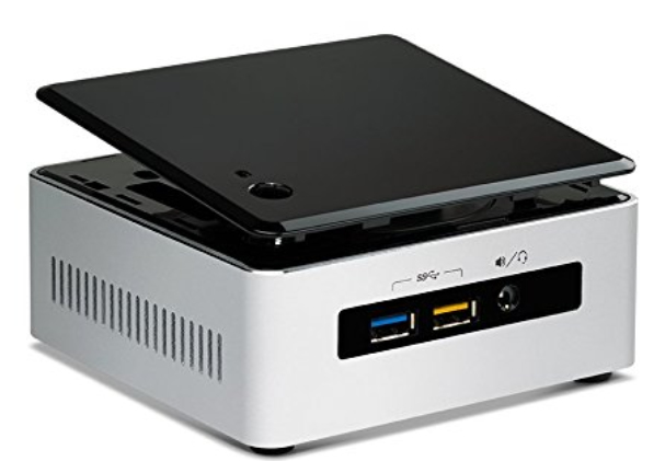 INTEL Intel NUC5i3RYH 2.1GHz i3-5010U BGA1168 Negro, Acero inoxidable