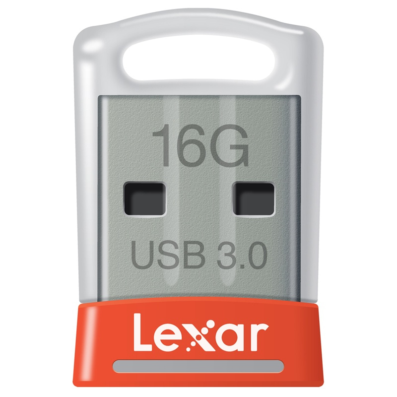 Memoria USB 16GB - Lexar JumpDrive S45, USB 3.0, Naranja