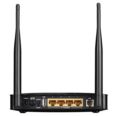 ZyXEL AMG1312-T10B ADSL Wifi Ethernet Negro
