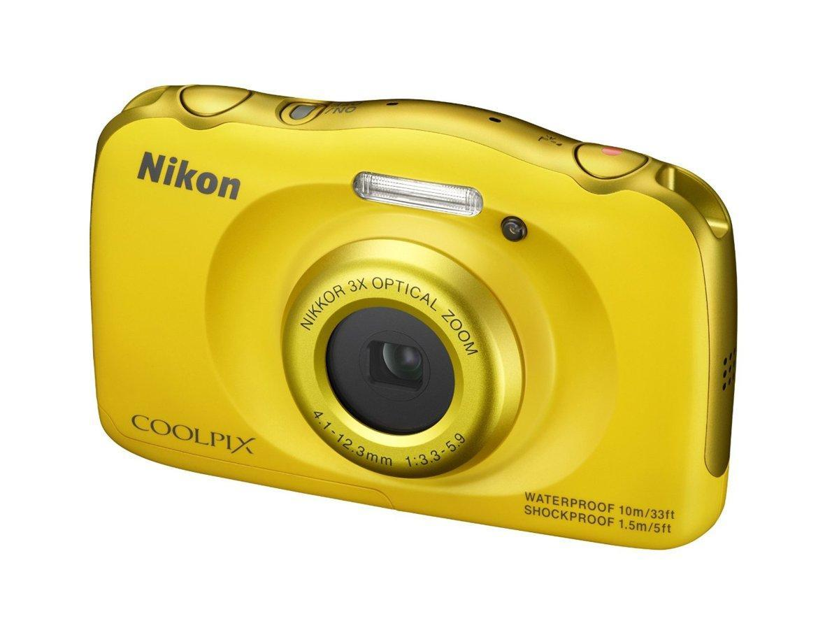 Cámara acuática | Nikon Coolpix S33 Amarillo Sensor CMOS de 13Mp +