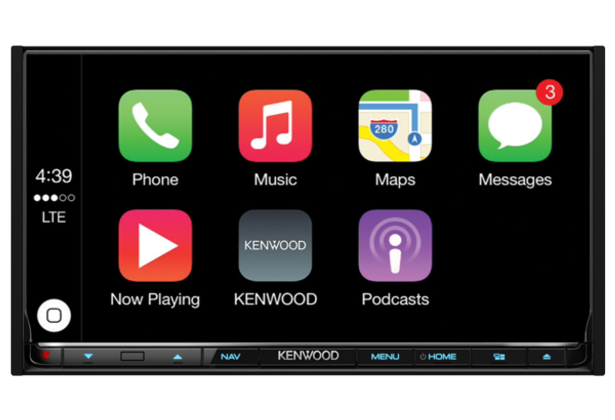 Autorradio + GPS - Kenwood DNX8160DABS, Pantalla 7", Bluetooth, USB, DVD, DAB
