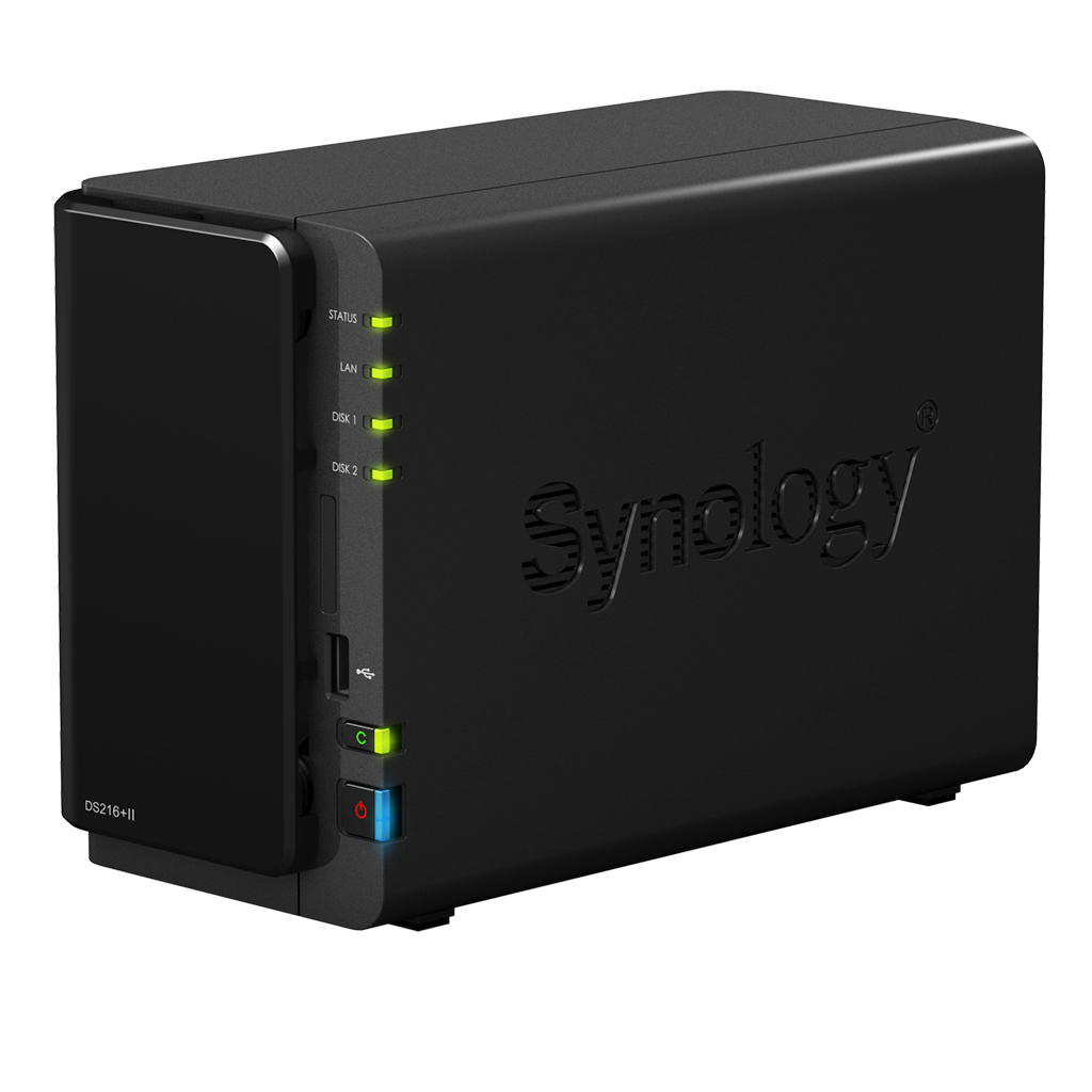 Servidor NAS - Synology DS216+II 2 BAY 1.6 GHZ DC 1XGB