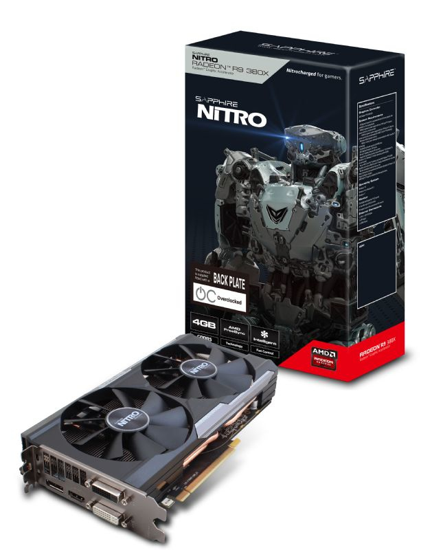 Sapphire NITRO R9 380X 4G D5 AMD 4GB