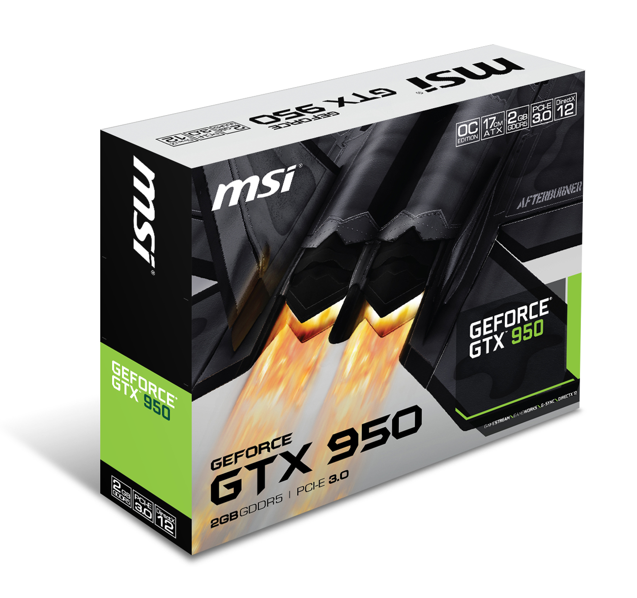 MSI GTX 950 2GD5 OC NVIDIA GeForce GTX 950 2GB