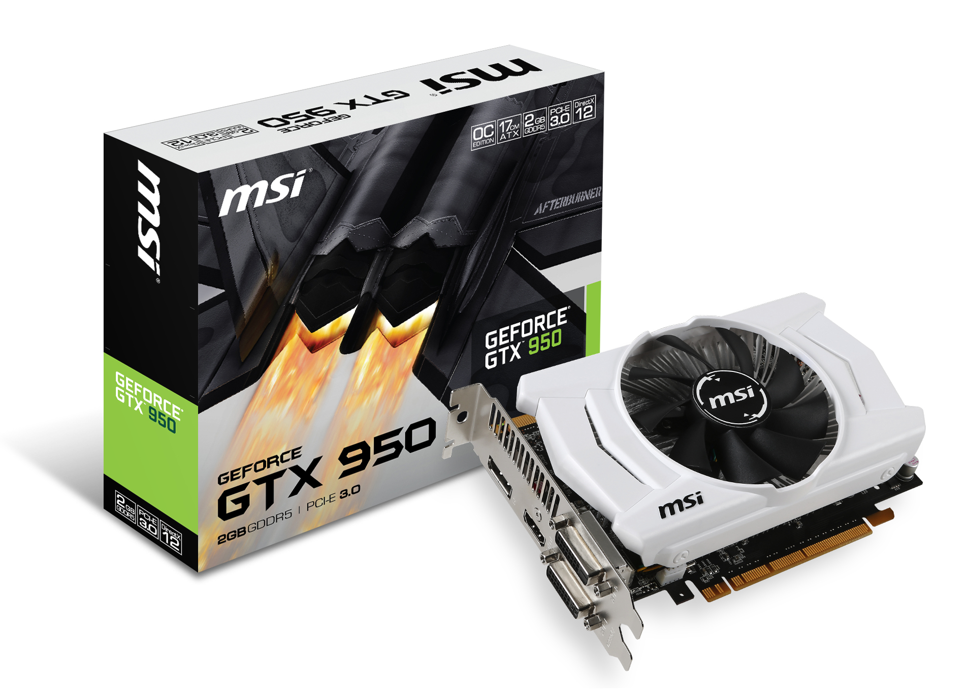 MSI GTX 950 2GD5 OC NVIDIA GeForce GTX 950 2GB
