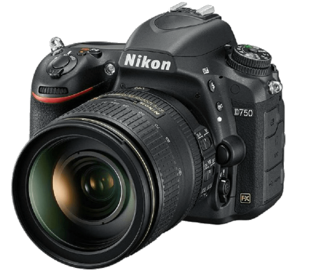 NIKON Cámara Réflex - Nikon D750, 24.3 Mp, WiFi+ objetivo 24-120 mm VR