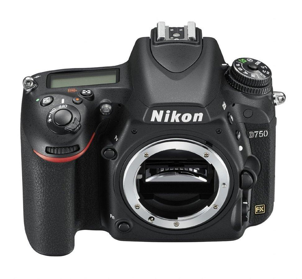 NIKON Cámara Réflex - Nikon D750, 24.3 Mp, WiFi+ objetivo 24-120 mm VR