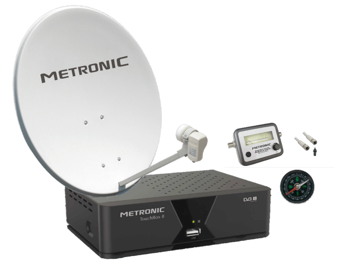 Kit parabólica - Metronic 428199, 60cm, Brazo, LNB
