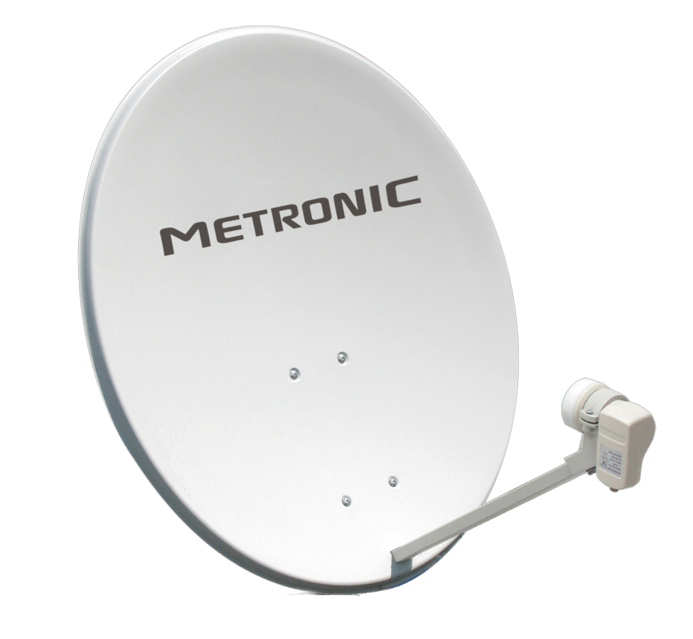 Kit parabólica - Metronic 428199, 60cm, Brazo, LNB