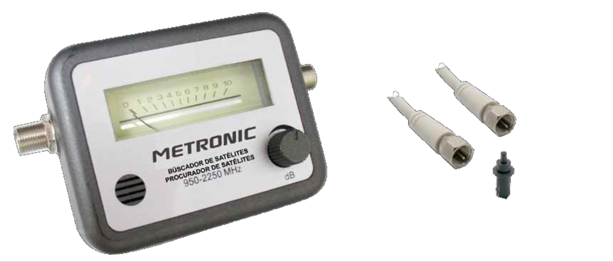 Kit parabólica - Metronic 428199, 60cm, Brazo, LNB