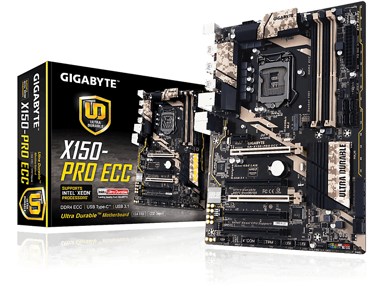 Gigabyte GA-X150-PRO ECC (rev. 1.0) Intel C232 LGA1151 ATX