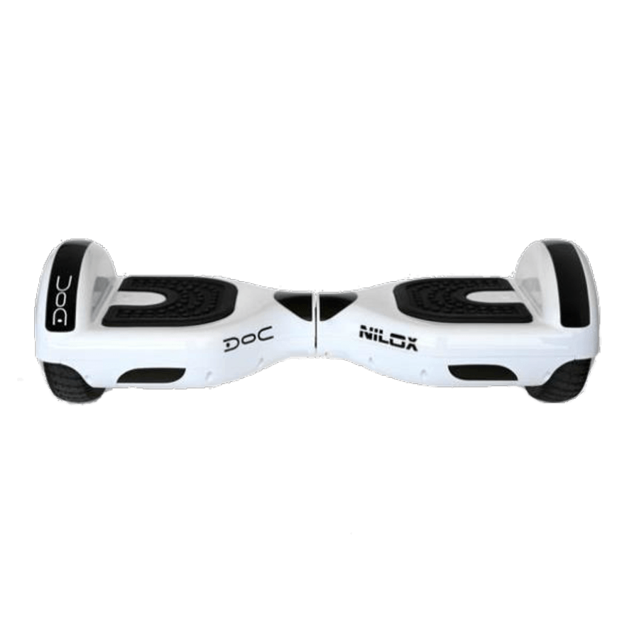 Hoverboard - Nilox Doc HoverboardWhite 6.5 + Bolsa, Luces Leds, Blanco