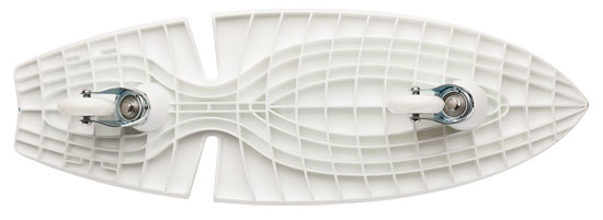 Waveboard - Razor RipSurf, Capacidad 100 kg, Polipropileno, Blanco
