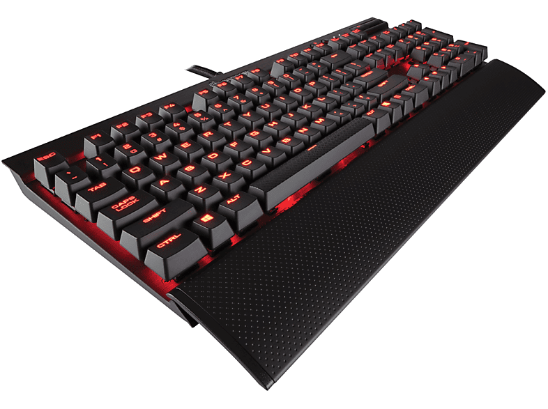 Teclado gaming | Corsair K70 Lux USB QWERTY Español Negro