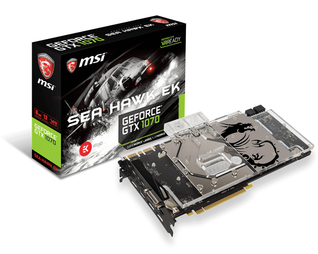 MSI GeForce GTX 1070 SEA HAWK EK X GeForce GTX 1070 8GB GDDR5