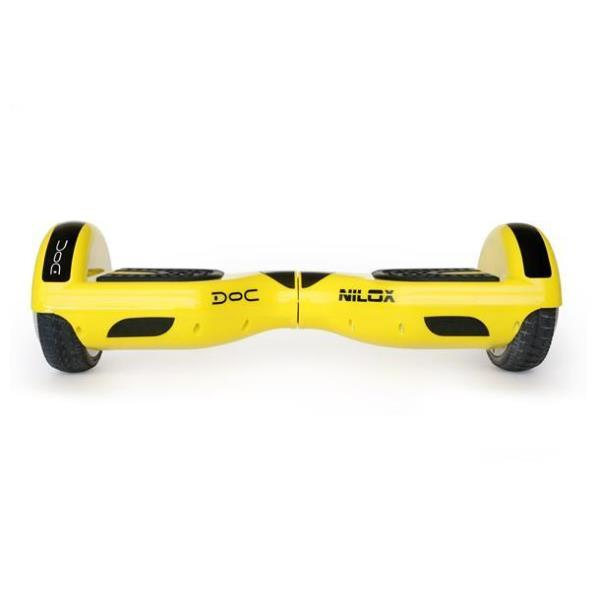 Hoverboard - Nilox Doc Hoverboard6.5 + Bolsa, Luces Leds, Amarillo
