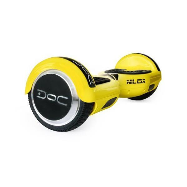 Hoverboard - Nilox Doc Hoverboard6.5 + Bolsa, Luces Leds, Amarillo