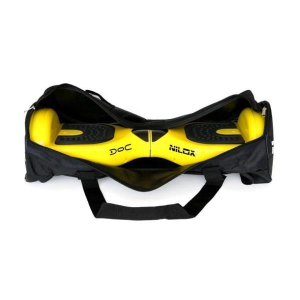 Hoverboard - Nilox Doc Hoverboard6.5 + Bolsa, Luces Leds, Amarillo