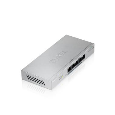 ZyXEL GS1200-5HP Gestionado Gigabit Ethernet (10/100/1000) Energía sobre Ethernet (PoE) Gris