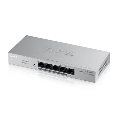 ZyXEL GS1200-5HP Gestionado Gigabit Ethernet (10/100/1000) Energía sobre Ethernet (PoE) Gris